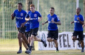 Durante o treino desta tarde no Hotel Fazenda das Amorerias, na cidade de Extrema/MG. O time faz uma intertemporada preparando-se para o prximo jogo dia 17/07 contra o Internacional/RS, na Arena Corinthians, vlido pela 10 rodada do Campeonato Brasileiro de 2014