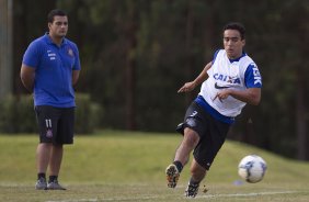 Durante o treino desta tarde no Hotel Fazenda das Amorerias, na cidade de Extrema/MG. O time faz uma intertemporada preparando-se para o prximo jogo dia 17/07 contra o Internacional/RS, na Arena Corinthians, vlido pela 10 rodada do Campeonato Brasileiro de 2014