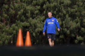 Durante o treino desta manhã no Hotel Fazenda das Amorerias, na cidade de Extrema/MG. O time faz uma intertemporada preparando-se para o próximo jogo dia 17/07 contra o Internacional/RS, na Arena Corinthians, válido pela 10ª rodada do Campeonato Brasileiro de 2014