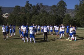 Durante o treino desta manhã no Hotel Fazenda das Amorerias, na cidade de Extrema/MG. O time faz uma intertemporada preparando-se para o próximo jogo dia 17/07 contra o Internacional/RS, na Arena Corinthians, válido pela 10ª rodada do Campeonato Brasileiro de 2014
