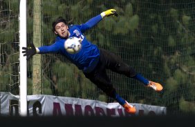 Durante o treino desta manhã no Hotel Fazenda das Amorerias, na cidade de Extrema/MG. O time faz uma intertemporada preparando-se para o próximo jogo dia 17/07 contra o Internacional/RS, na Arena Corinthians, válido pela 10ª rodada do Campeonato Brasileiro de 2014