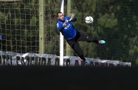 Durante o treino desta manhã no Hotel Fazenda das Amorerias, na cidade de Extrema/MG. O time faz uma intertemporada preparando-se para o próximo jogo dia 17/07 contra o Internacional/RS, na Arena Corinthians, válido pela 10ª rodada do Campeonato Brasileiro de 2014