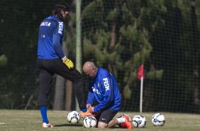 Durante o treino desta manh no Hotel Fazenda das Amorerias, na cidade de Extrema/MG. O time faz uma intertemporada preparando-se para o prximo jogo dia 17/07 contra o Internacional/RS, na Arena Corinthians, vlido pela 10 rodada do Campeonato Brasileiro de 2014