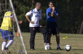 Durante o treino desta manhã no Hotel Fazenda das Amorerias, na cidade de Extrema/MG. O time faz uma intertemporada preparando-se para o próximo jogo dia 17/07 contra o Internacional/RS, na Arena Corinthians, válido pela 10ª rodada do Campeonato Brasileiro de 2014
