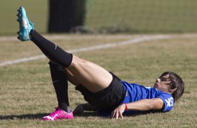 Durante o treino desta manh no Hotel Fazenda das Amorerias, na cidade de Extrema/MG. O time faz uma intertemporada preparando-se para o prximo jogo dia 17/07 contra o Internacional/RS, na Arena Corinthians, vlido pela 10 rodada do Campeonato Brasileiro de 2014