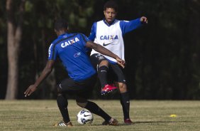 Durante o treino desta manh no Hotel Fazenda das Amorerias, na cidade de Extrema/MG. O time faz uma intertemporada preparando-se para o prximo jogo dia 17/07 contra o Internacional/RS, na Arena Corinthians, vlido pela 10 rodada do Campeonato Brasileiro de 2014