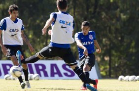 Durante o treino desta manh no Hotel Fazenda das Amorerias, na cidade de Extrema/MG. O time faz uma intertemporada preparando-se para o prximo jogo dia 17/07 contra o Internacional/RS, na Arena Corinthians, vlido pela 10 rodada do Campeonato Brasileiro de 2014