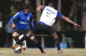 Durante o treino desta manh no Hotel Fazenda das Amorerias, na cidade de Extrema/MG. O time faz uma intertemporada preparando-se para o prximo jogo dia 17/07 contra o Internacional/RS, na Arena Corinthians, vlido pela 10 rodada do Campeonato Brasileiro de 2014