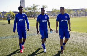 Durante o treino esta manh no CT Joaquim Grava, Parque Ecolgico do Tiete, zona leste de So Paulo, contra o So Bernardo. O prximo jogo da equipe ser dia 17/07, contra o Internacional/RS, na Arena Corinthians, vlido pela 10 rodada do Campeonato Brasileiro de 2014