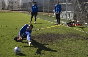 Durante o treino esta manh no CT Joaquim Grava, Parque Ecolgico do Tiete, zona leste de So Paulo, contra o So Bernardo. O prximo jogo da equipe ser dia 17/07, contra o Internacional/RS, na Arena Corinthians, vlido pela 10 rodada do Campeonato Brasileiro de 2014