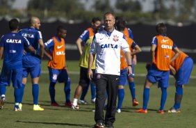 Durante o treino esta manh no CT Joaquim Grava, Parque Ecolgico do Tiete, zona leste de So Paulo, contra o So Bernardo. O prximo jogo da equipe ser dia 17/07, contra o Internacional/RS, na Arena Corinthians, vlido pela 10 rodada do Campeonato Brasileiro de 2014