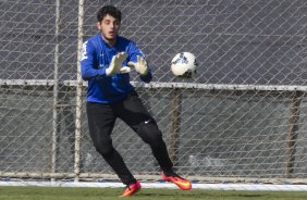 Durante o treino desta manh no CT Joaquim Grava, Parque Ecolgico do Tiete, zona leste de So Paulo, contra o So Bernardo. O prximo jogo da equipe ser dia 17/07, contra o Internacional/RS, na Arena Corinthians, vlido pela 10 rodada do Campeonato Brasileiro de 2014
