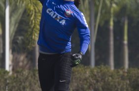 Durante o treino desta manh no CT Joaquim Grava, Parque Ecolgico do Tiete, zona leste de So Paulo, contra o So Bernardo. O prximo jogo da equipe ser dia 17/07, contra o Internacional/RS, na Arena Corinthians, vlido pela 10 rodada do Campeonato Brasileiro de 2014