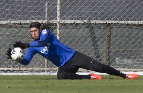 Durante o treino desta manh no CT Joaquim Grava, Parque Ecolgico do Tiete, zona leste de So Paulo, contra o So Bernardo. O prximo jogo da equipe ser dia 17/07, contra o Internacional/RS, na Arena Corinthians, vlido pela 10 rodada do Campeonato Brasileiro de 2014