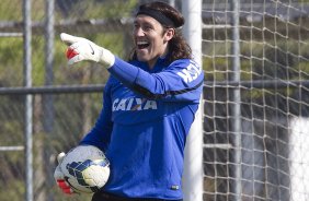 Durante o treino desta manh no CT Joaquim Grava, Parque Ecolgico do Tiete, zona leste de So Paulo, se preparando para o amisoto de amanh em Uberaba/MG contra o Uberaba. O prximo jogo da equipe ser dia 17/07, contra o Internacional/RS, na Arena Corinthians, vlido pela 10 rodada do Campeonato Brasileiro de 2014