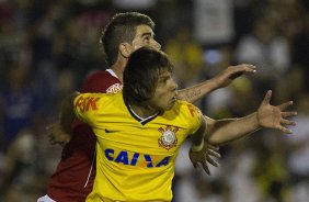 Durante o jogo amistoso entre Uberaba Sport Clube/MG x Corinthians, realizada esta tarde no estdio Engenheiro Joo Guido, preparatria para a sequncia do Campeonato Brasileiro de 2014