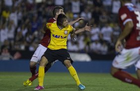 Durante o jogo amistoso entre Uberaba Sport Clube/MG x Corinthians, realizada esta tarde no estádio Engenheiro João Guido, preparatória para a sequência do Campeonato Brasileiro de 2014