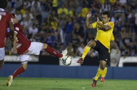 Durante o jogo amistoso entre Uberaba Sport Clube/MG x Corinthians, realizada esta tarde no estádio Engenheiro João Guido, preparatória para a sequência do Campeonato Brasileiro de 2014