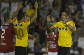 Durante o jogo amistoso entre Uberaba Sport Clube/MG x Corinthians, realizada esta tarde no estádio Engenheiro João Guido, preparatória para a sequência do Campeonato Brasileiro de 2014