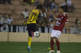 Durante o jogo amistoso entre Uberaba Sport Clube/MG x Corinthians, realizada esta tarde no estádio Engenheiro João Guido, preparatória para a sequência do Campeonato Brasileiro de 2014