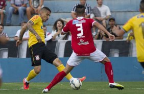 Durante o jogo amistoso entre Uberaba Sport Clube/MG x Corinthians, realizada esta tarde no estádio Engenheiro João Guido, preparatória para a sequência do Campeonato Brasileiro de 2014