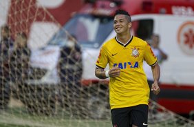 Durante o jogo amistoso entre Uberaba Sport Clube/MG x Corinthians, realizada esta tarde no estádio Engenheiro João Guido, preparatória para a sequência do Campeonato Brasileiro de 2014