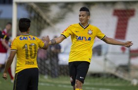 Durante o jogo amistoso entre Uberaba Sport Clube/MG x Corinthians, realizada esta tarde no estádio Engenheiro João Guido, preparatória para a sequência do Campeonato Brasileiro de 2014
