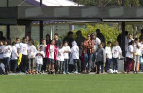 Durante o treino esta manh no CT Joaquim Grava, Parque Ecolgico do Tiete, zona leste de So Paulo. O prximo jogo da equipe ser dia 17/07, contra o Internacional/RS, na Arena Corinthians, vlido pela 10 rodada do Campeonato Brasileiro de 2014