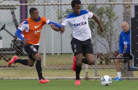 Durante o treino esta manh no CT Joaquim Grava, Parque Ecolgico do Tiete, zona leste de So Paulo. O prximo jogo da equipe ser dia 17/07, contra o Internacional/RS, na Arena Corinthians, vlido pela 10 rodada do Campeonato Brasileiro de 2014