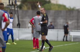 Durante o jogo-treino contra o Audax esta manhã no CT Joaquim Grava, Parque Ecológico do Tiete, zona leste de São Paulo. O próximo jogo da equipe será dia 17/07, contra o Internacional/RS, na Arena Corinthians, válido pela 10ª rodada do Campeonato Brasileiro de 2014