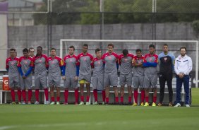 Durante o jogo-treino contra o Audax esta manhã no CT Joaquim Grava, Parque Ecológico do Tiete, zona leste de São Paulo. O próximo jogo da equipe será dia 17/07, contra o Internacional/RS, na Arena Corinthians, válido pela 10ª rodada do Campeonato Brasileiro de 2014
