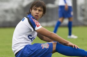 Durante o jogo-treino contra o Audax esta manhã no CT Joaquim Grava, Parque Ecológico do Tiete, zona leste de São Paulo. O próximo jogo da equipe será dia 17/07, contra o Internacional/RS, na Arena Corinthians, válido pela 10ª rodada do Campeonato Brasileiro de 2014