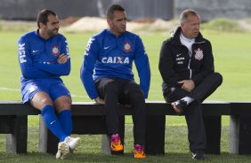 Durante o jogo-treino contra o Audax esta manhã no CT Joaquim Grava, Parque Ecológico do Tiete, zona leste de São Paulo. O próximo jogo da equipe será dia 17/07, contra o Internacional/RS, na Arena Corinthians, válido pela 10ª rodada do Campeonato Brasileiro de 2014