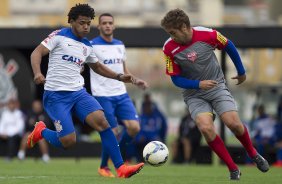 Durante o jogo-treino contra o Audax esta manhã no CT Joaquim Grava, Parque Ecológico do Tiete, zona leste de São Paulo. O próximo jogo da equipe será dia 17/07, contra o Internacional/RS, na Arena Corinthians, válido pela 10ª rodada do Campeonato Brasileiro de 2014