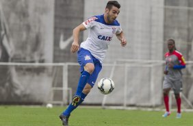 Durante o jogo-treino contra o Audax esta manhã no CT Joaquim Grava, Parque Ecológico do Tiete, zona leste de São Paulo. O próximo jogo da equipe será dia 17/07, contra o Internacional/RS, na Arena Corinthians, válido pela 10ª rodada do Campeonato Brasileiro de 2014