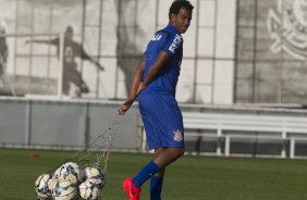 Durante o treino esta tarde no CT Joaquim Grava, Parque Ecolgico do Tiete, zona leste de So Paulo. O prximo jogo da equipe ser amanh dia 17/07, contra o Internacional/RS, na Arena Corinthians, vlido pela 10 rodada do Campeonato Brasileiro de 2014