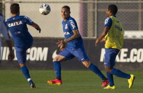 Durante o treino esta tarde no CT Joaquim Grava, Parque Ecolgico do Tiete, zona leste de So Paulo. O prximo jogo da equipe ser amanh dia 17/07, contra o Internacional/RS, na Arena Corinthians, vlido pela 10 rodada do Campeonato Brasileiro de 2014