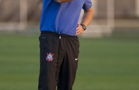 Durante o treino esta tarde no CT Joaquim Grava, Parque Ecolgico do Tiete, zona leste de So Paulo. O prximo jogo da equipe ser amanh dia 17/07, contra o Internacional/RS, na Arena Corinthians, vlido pela 10 rodada do Campeonato Brasileiro de 2014