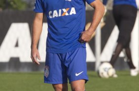 Durante o treino esta tarde no CT Joaquim Grava, Parque Ecolgico do Tiete, zona leste de So Paulo. O prximo jogo da equipe ser amanh dia 17/07, contra o Internacional/RS, na Arena Corinthians, vlido pela 10 rodada do Campeonato Brasileiro de 2014