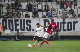 Durante o jogo entre Corinthians x Internacional/RS, realizada esta noite na Arena Corinthians, vlida pela 10 rodada do Campeonato Brasileiro de 2014