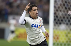 Durante o jogo entre Corinthians x Internacional/RS, realizada esta noite na Arena Corinthians, vlida pela 10 rodada do Campeonato Brasileiro de 2014