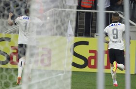 Durante o jogo entre Corinthians x Internacional/RS, realizada esta noite na Arena Corinthians, válida pela 10ª rodada do Campeonato Brasileiro de 2014