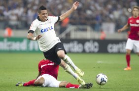 Durante o jogo entre Corinthians x Internacional/RS, realizada esta noite na Arena Corinthians, vlida pela 10 rodada do Campeonato Brasileiro de 2014