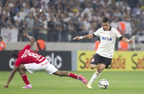 Durante o jogo entre Corinthians x Internacional/RS, realizada esta noite na Arena Corinthians, válida pela 10ª rodada do Campeonato Brasileiro de 2014