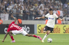 Durante o jogo entre Corinthians x Internacional/RS, realizada esta noite na Arena Corinthians, vlida pela 10 rodada do Campeonato Brasileiro de 2014