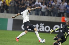 Durante o jogo entre Corinthians x Internacional/RS, realizada esta noite na Arena Corinthians, vlida pela 10 rodada do Campeonato Brasileiro de 2014