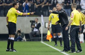 Durante o jogo entre Corinthians x Internacional/RS, realizada esta noite na Arena Corinthians, válida pela 10ª rodada do Campeonato Brasileiro de 2014
