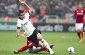 Durante o jogo entre Corinthians x Internacional/RS, realizada esta noite na Arena Corinthians, vlida pela 10 rodada do Campeonato Brasileiro de 2014