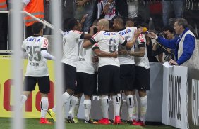 Durante o jogo entre Corinthians x Internacional/RS, realizada esta noite na Arena Corinthians, válida pela 10ª rodada do Campeonato Brasileiro de 2014