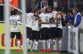 Durante o jogo entre Corinthians x Internacional/RS, realizada esta noite na Arena Corinthians, vlida pela 10 rodada do Campeonato Brasileiro de 2014